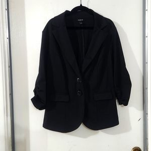TORRID Black Elbow Length Blazer